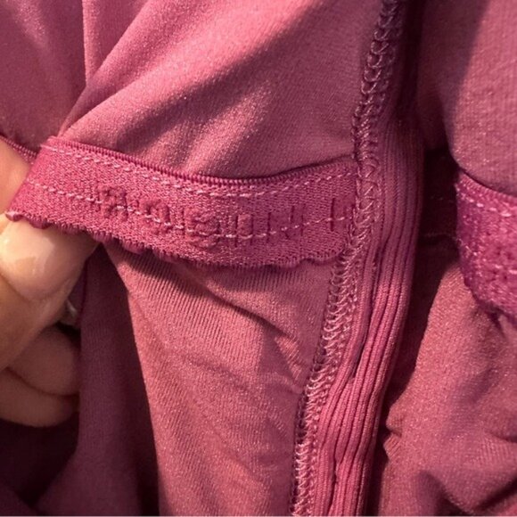 Robin Piccone Amy One-Piece Swimsuit Purple V High  Women’s Size 4 - Picture 9 of 12